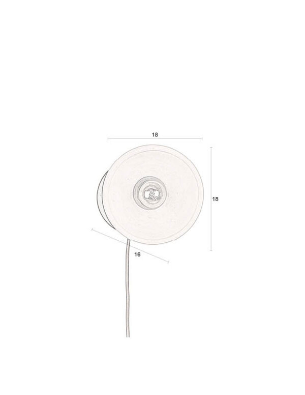 Dutchbone seinavalgusti Zahra