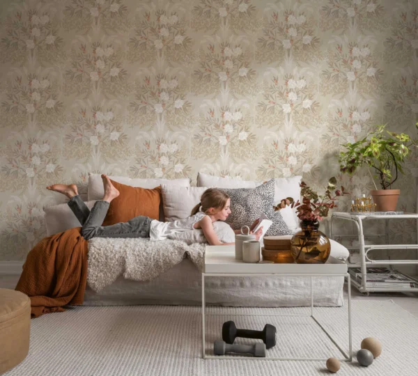 duro tapeet strandäng, beige/rost