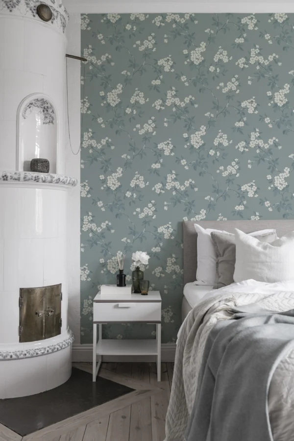 duro tapeet karin, blå duro tapeet karin, blå