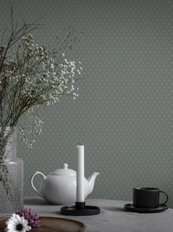 duro tapeet lillstjärna, grön