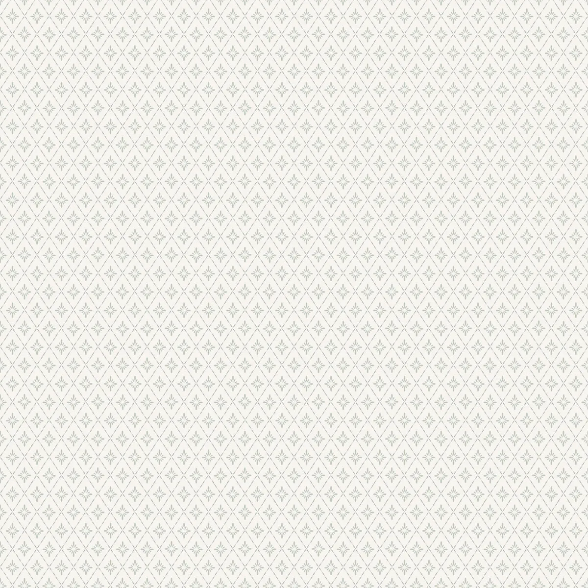 duro tapeet lillstjärna vit/grön