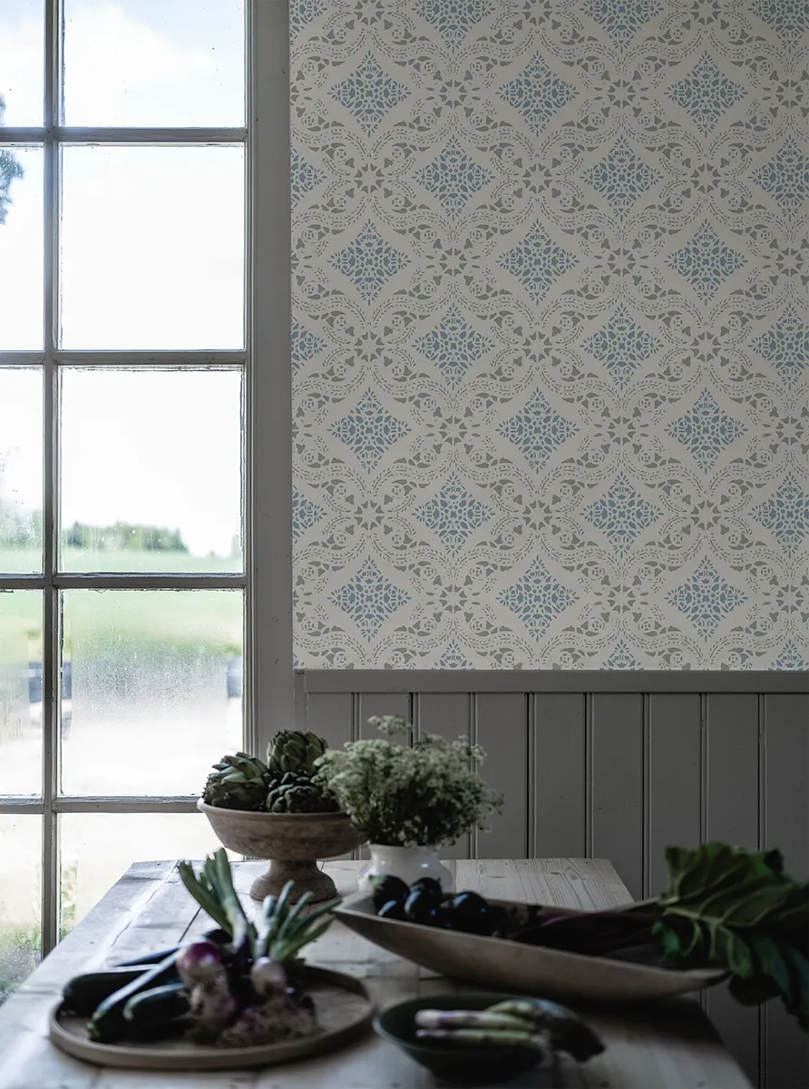 duro tapeet dahlströmskagården, blå