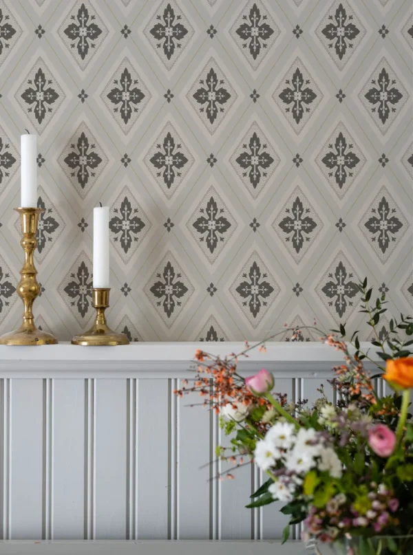 duro tapeet astrid, svart/beige duro tapeet astrid, svart/beige