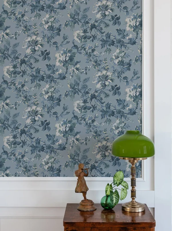 duro tapeet britas hus, blå