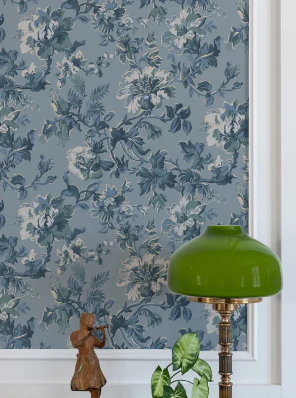 duro tapeet britas hus, blå