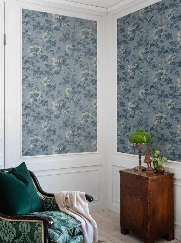 duro tapeet britas hus, blå