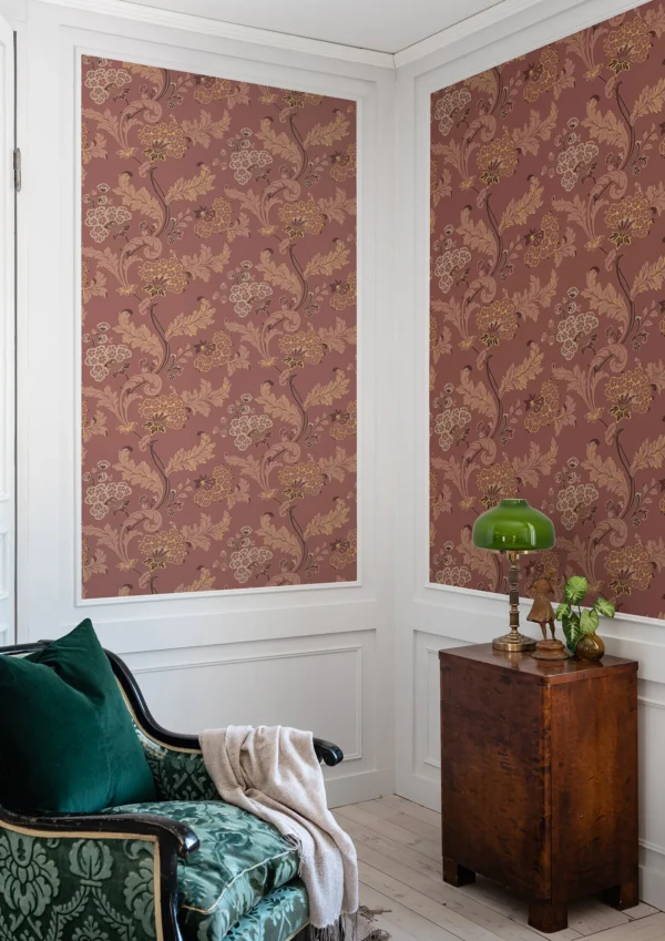 duro tapeet lydias gård, röd