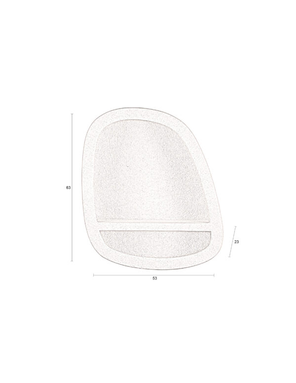 Dutchbone seinakapp 1 riiul madal Veda