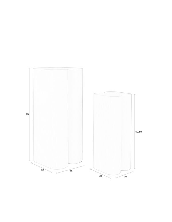 Zuiver taimealuste komplekt Shape