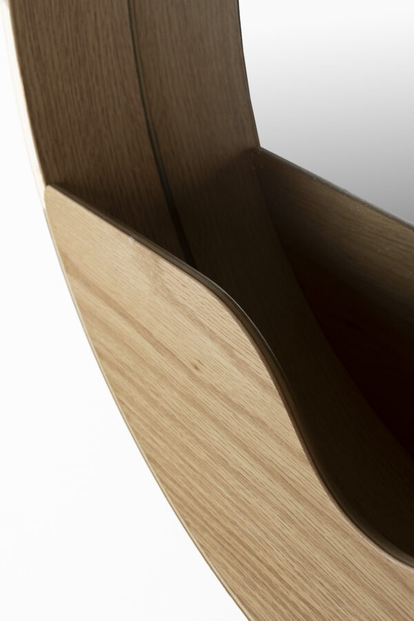 Zuiver ümmargune seinapeegel 40 Brown