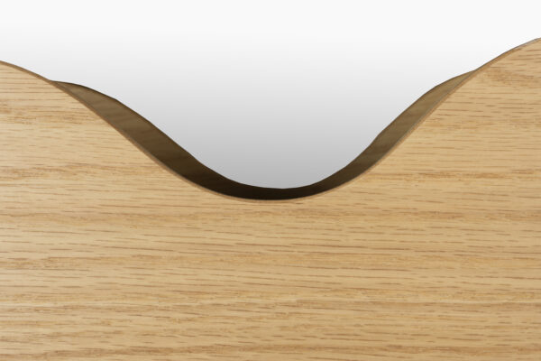 Zuiver ümmargune seinapeegel '60 Brown