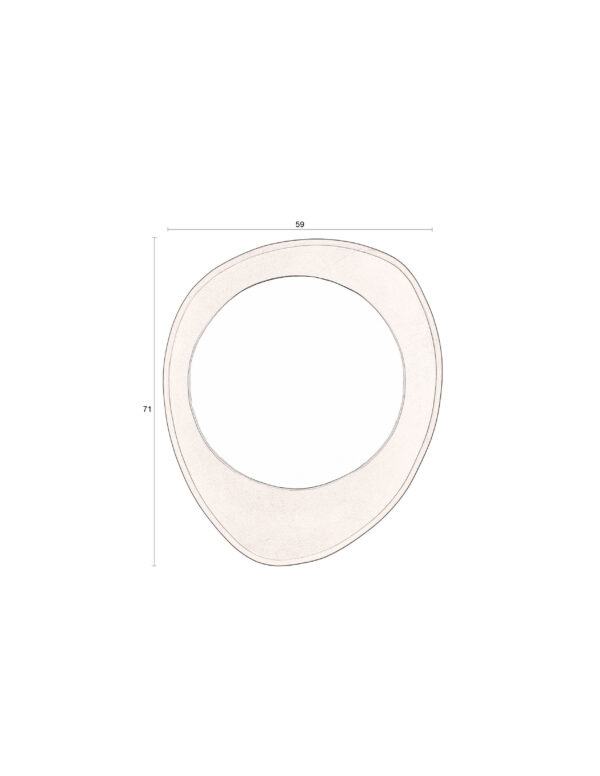 Dutchbone seinapeegel Aren