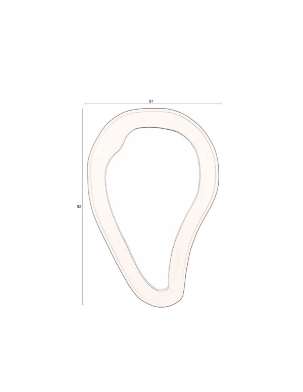 Dutchbone seinapeegel Aren