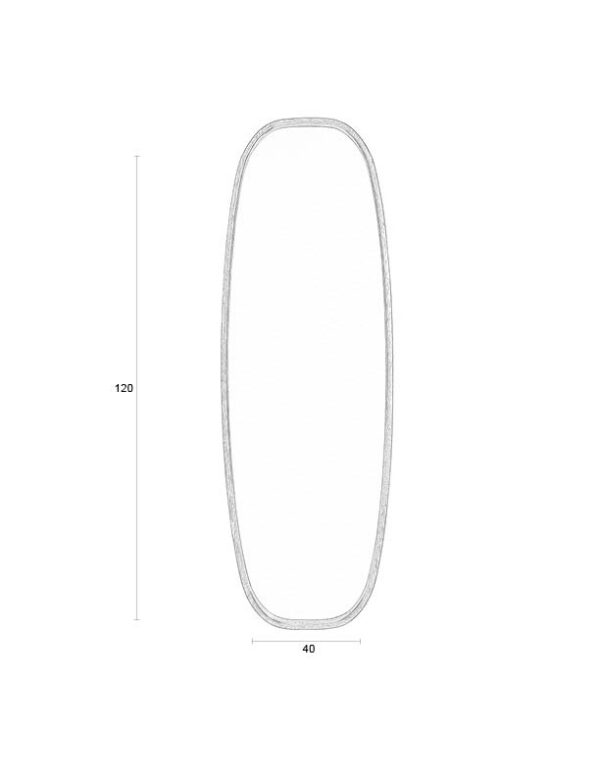 White Label Living peegel Nyko L