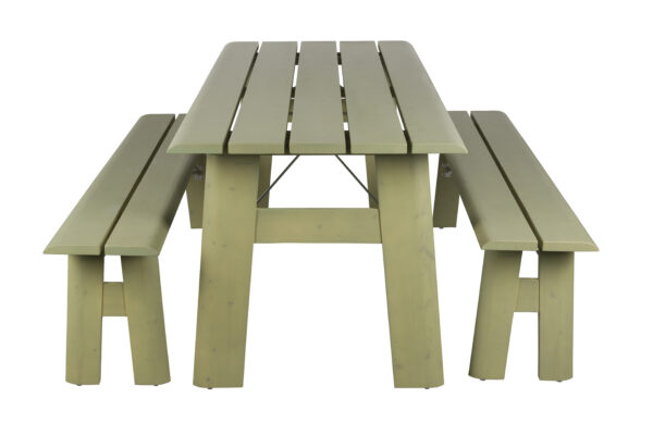 Zuiver väli laud ja pink komplekt Avenue