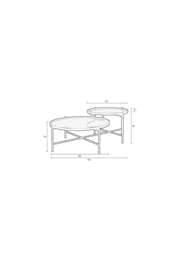 Zuiver abilaud Coffee Table Li