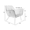 Zuiver tugitool Lounge Chair Bon